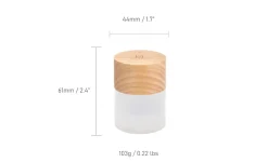 - Lemelia Light - White Ash - Mini - 6x4 cm^Gingko Clearance