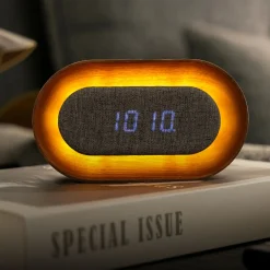 - Lumos Clock - Vækkeur - Valnød^Gingko New