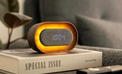 - Lumos Clock - Vækkeur - Valnød^Gingko New