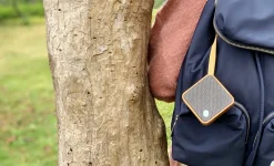 - MI Square natural bamboo wood^Gingko Hot