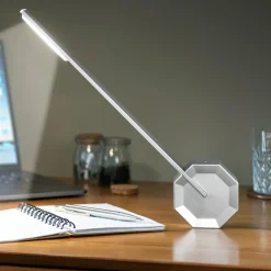 - Octagon One Desk Lamp - Aluminium^Gingko Clearance