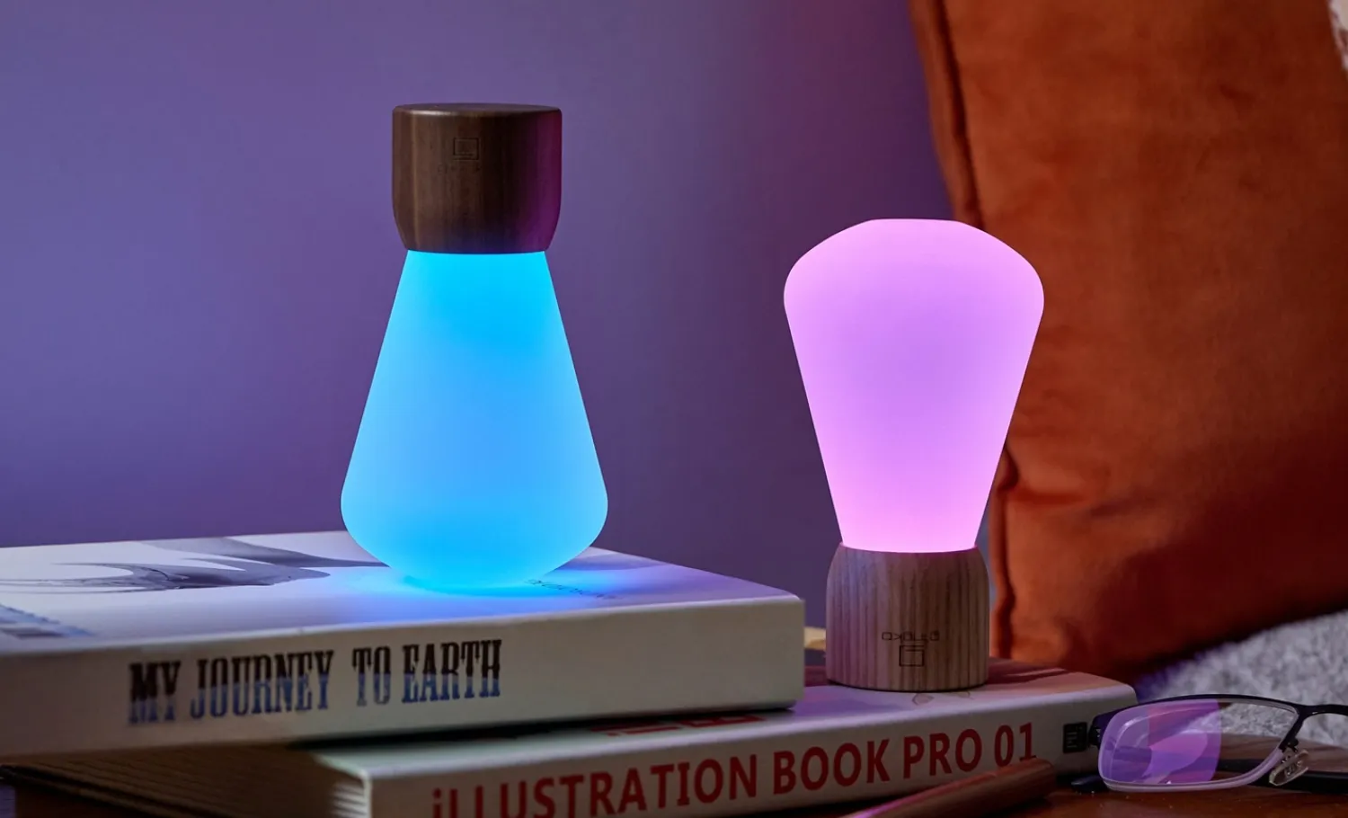 - Pentagon Light bulb Lamp Large White Ash Wood*Gingko Hot