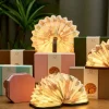 - Smart Accordion Lamp Velvet Pink Floral*Gingko New