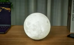 - Smart LunaSpin Lamp - Large Size*Gingko Hot