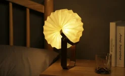 - Smart Origami Lamp - Walnut^Gingko