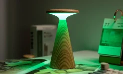 - Sylvia Bordlampe - Mini - Hvid Ask - 6x14 cm*Gingko Best