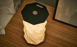 - Twist Hexagon Lamp - Black^Gingko Discount