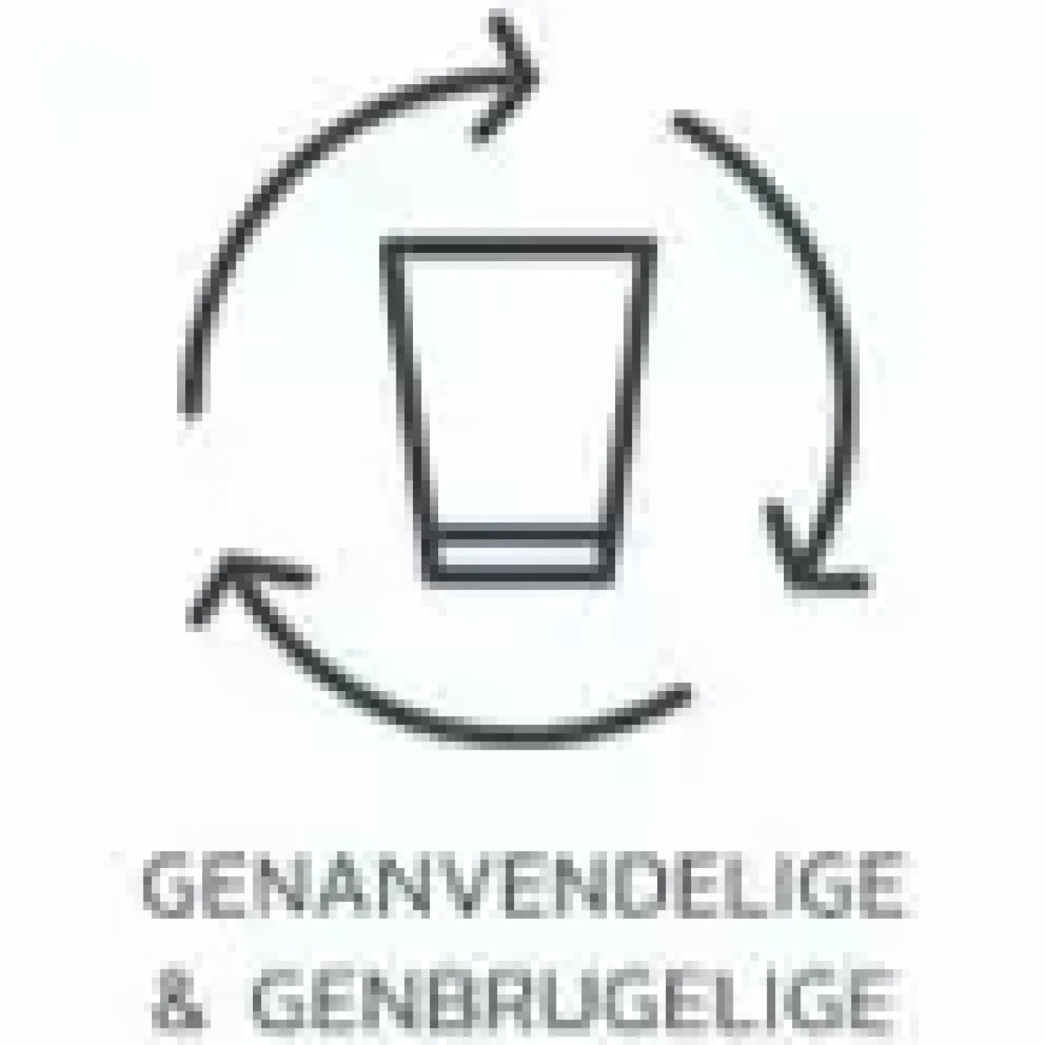 - Krystal Glas - Premium - Brudsikkert Plastik - Blå - 35cl^glassFORever Best