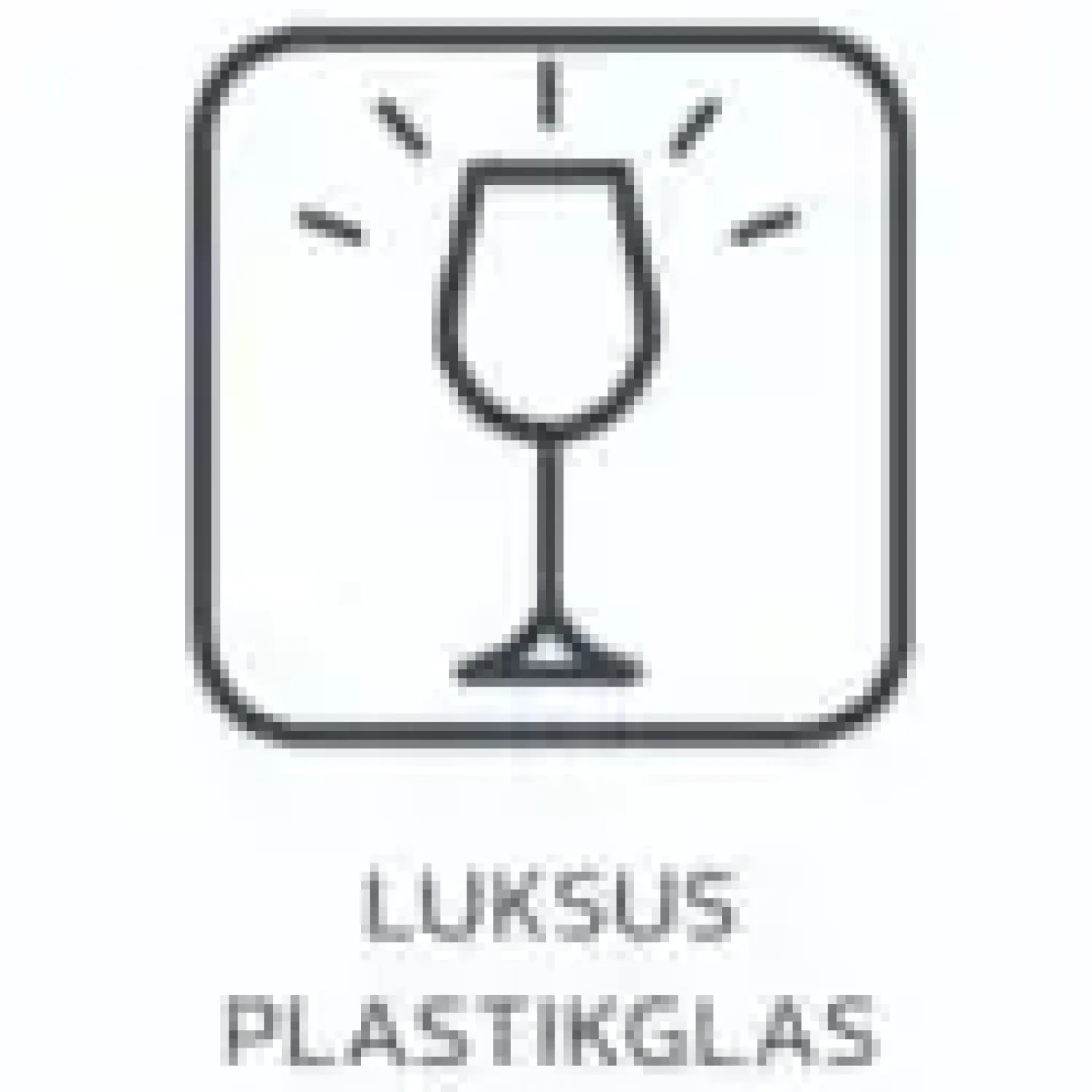 - Vandglas - Brudsikkert Plastik - 32cl*glassFORever Outlet