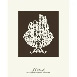 H. C. Andersen - Plakat i ramme - Brudstykke - 40x50 cm^H. C. Andersen Original Best