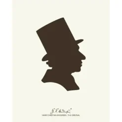 - "Silhuet" Plakat i ramme - 40x50*H. C. Andersen Original New