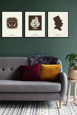 - "Silhuet" Plakat i ramme - 40x50*H. C. Andersen Original New