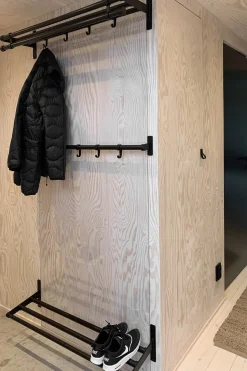 - Knagerække Elegant - sort/sort*Habo Clearance