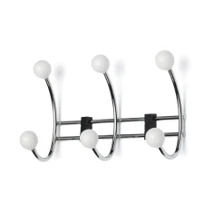 - Knagerække med 3 knager - Berry - krom/hvid*Habo Clearance