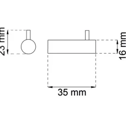 - Krog 1370 - Sort - til håndklæder eller viskestykker^Habo Best