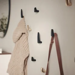 - Krog - 31x81 mm - Sort messing - 2 stk.*Habo Sale