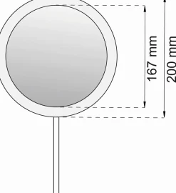 - Makeupspejl - Led - Ø 16-20 cm*Habo Sale