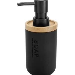 - Sæbedispenser - Nature og Sort - H: 16 cm*Habo Best