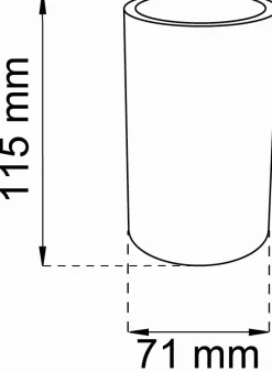 - Tandkrus - Marble/Marmor - H: 11,5 cm^Habo Best