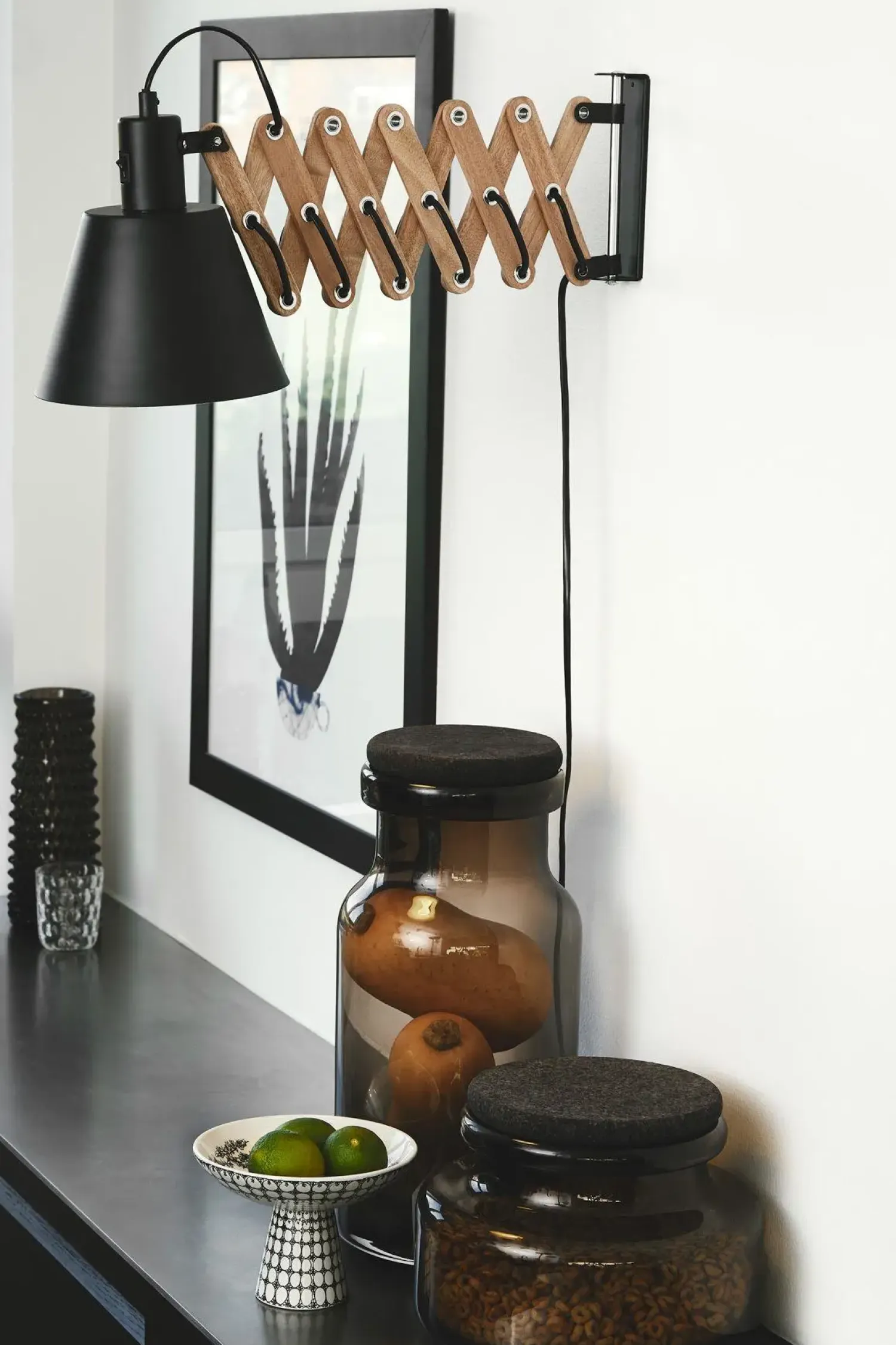 Halo Design - Væglampe - Vintage - Sort/oljeret valnød^Halo Design Copenhagen Discount