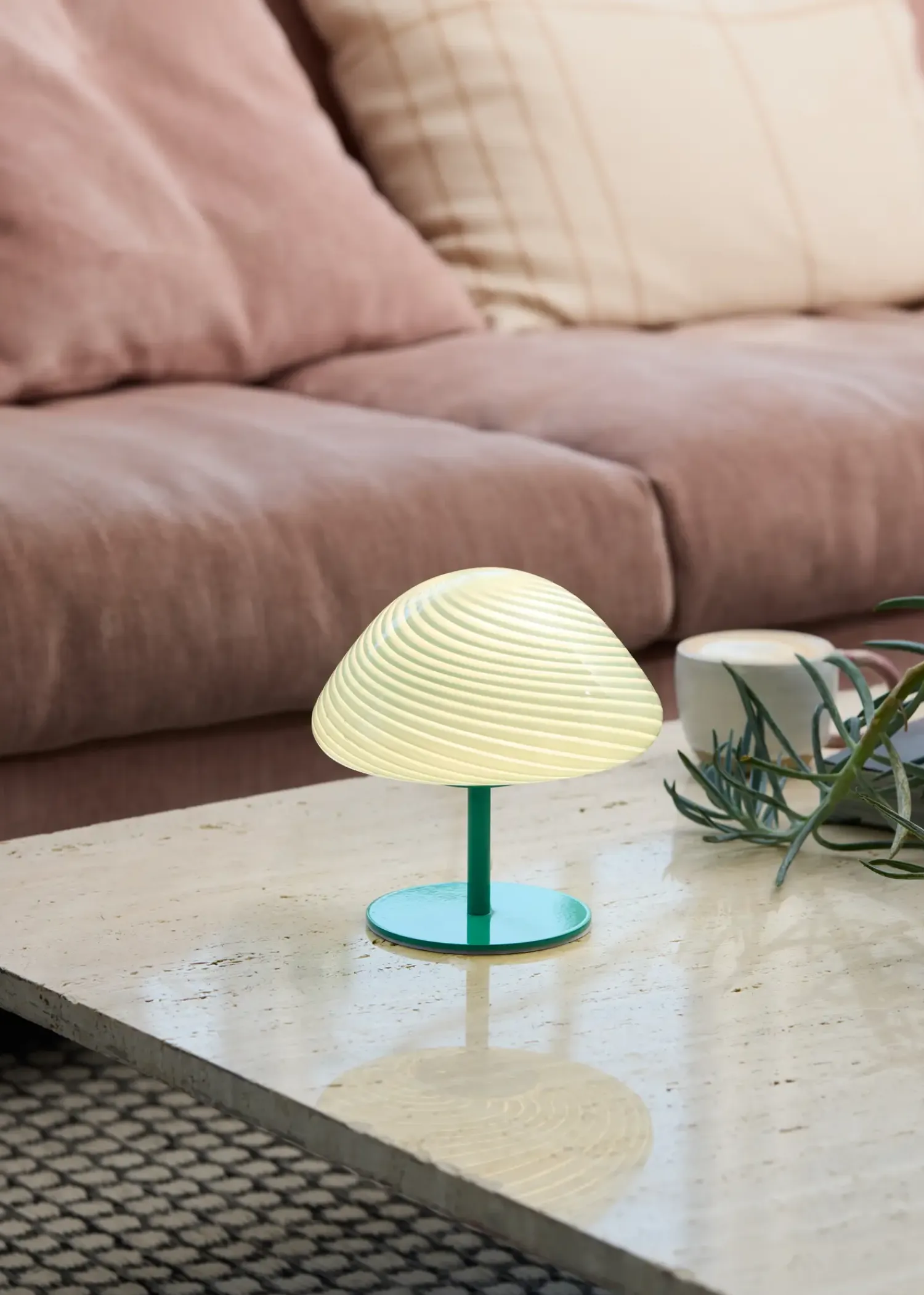 - Bordlampe - Mini Mush - Turquoise*Halo Design Copenhagen Discount