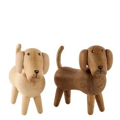 - Hund - 11x15 cm - Maghoni (pris er for 1 stk.)^2Have Discount