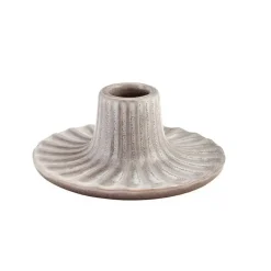 - Lysestage - Süss - 5x12 cm - Grå Keramik^2Have Online