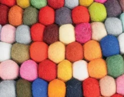 - Pinocchio tæppe - Multi colour - Ø 90 cm*Hay Discount