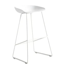 - AAS38 Barstol - Hvid/Hvid - Lav model - AAS 38*Hay Sale