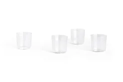 - Angle Glass - klar - sæt med 4 stk. - Clear - 449^Hay Hot