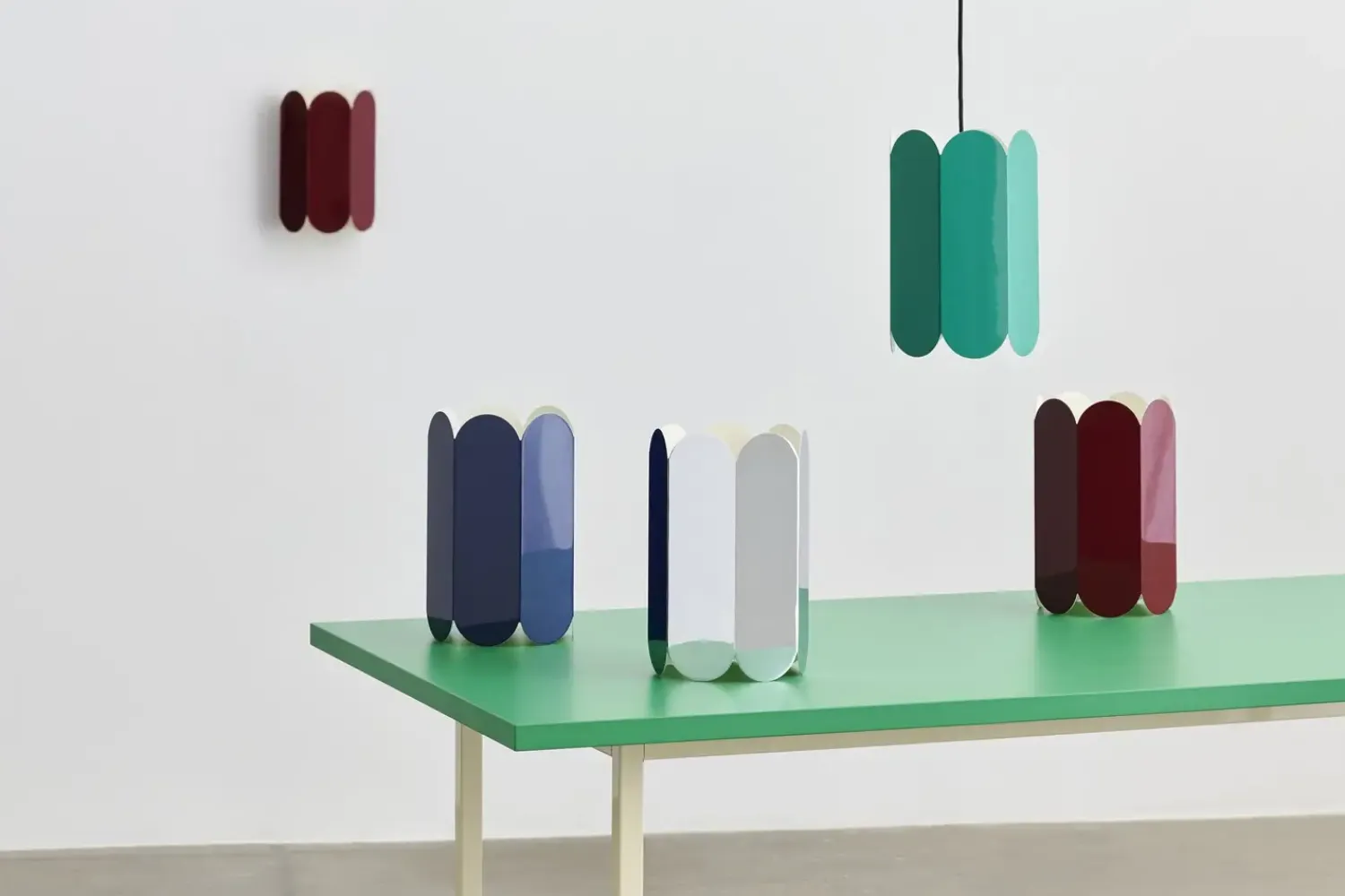 - Arcs Shade Lampeskærm, Sea Green^Hay Online