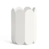- Arcs Vase, White^Hay