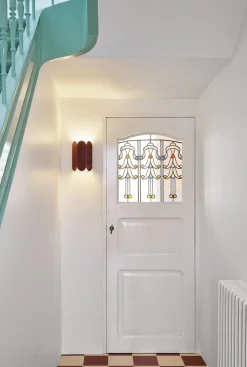 - Arcs Wall Sconce, Auburn Red^Hay Clearance