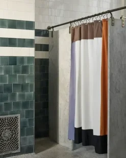 - Badeforhæng - Pivot Shower Curtain - Cream - W180 X L200 cm*Hay New