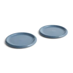 - Barro - Tallerken - Sæt af 2 - Dark blue - Ø24*Hay Discount