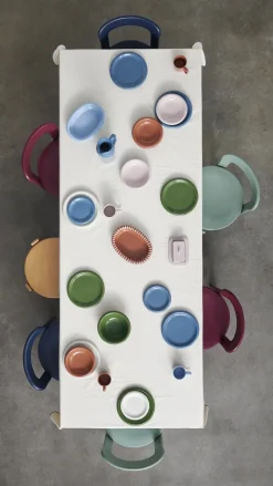 - Barro - Tallerken - Sæt af 2 - Dark blue - Ø24*Hay Discount