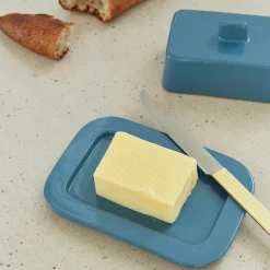 - Barro Butter Dish - Bugundy^Hay Hot