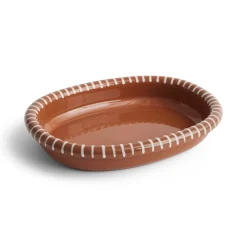 - Barro ovalt fad - Large - Natural^Hay Clearance