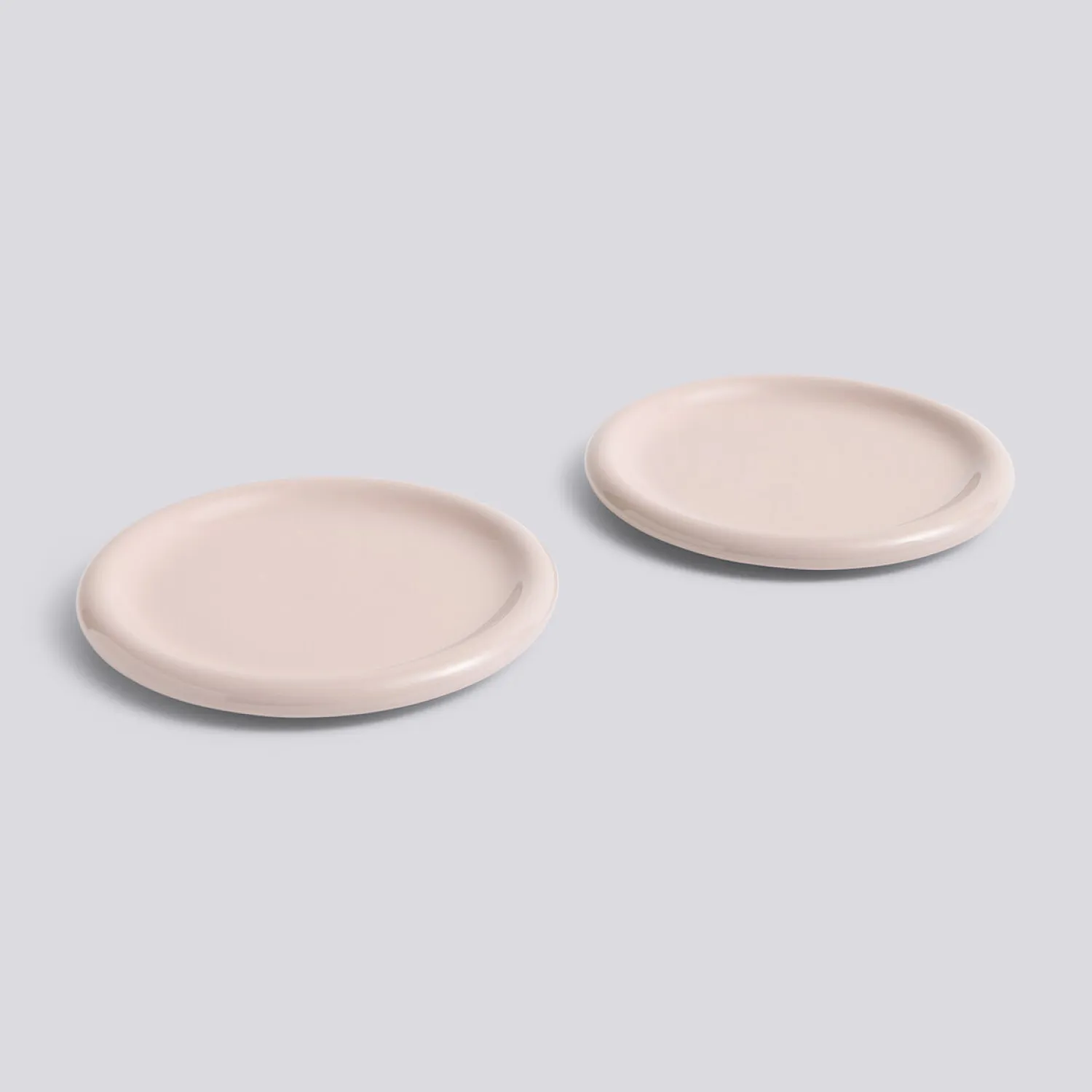 - Barro Plate - 2 stk. - Ø24 - Pink*Hay Hot