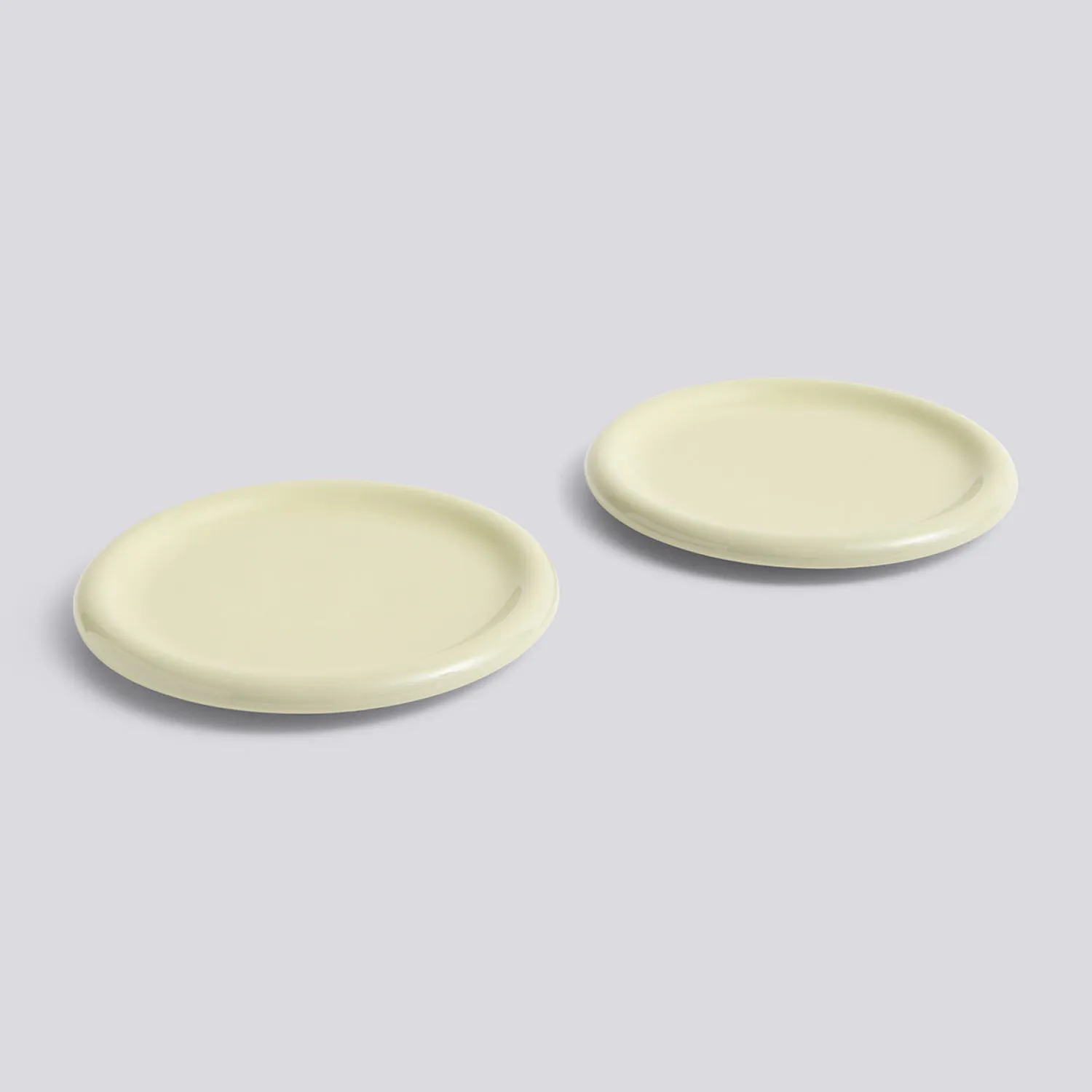 - Barro Plate - 2 stk. - Ø24 - Pistachio^Hay