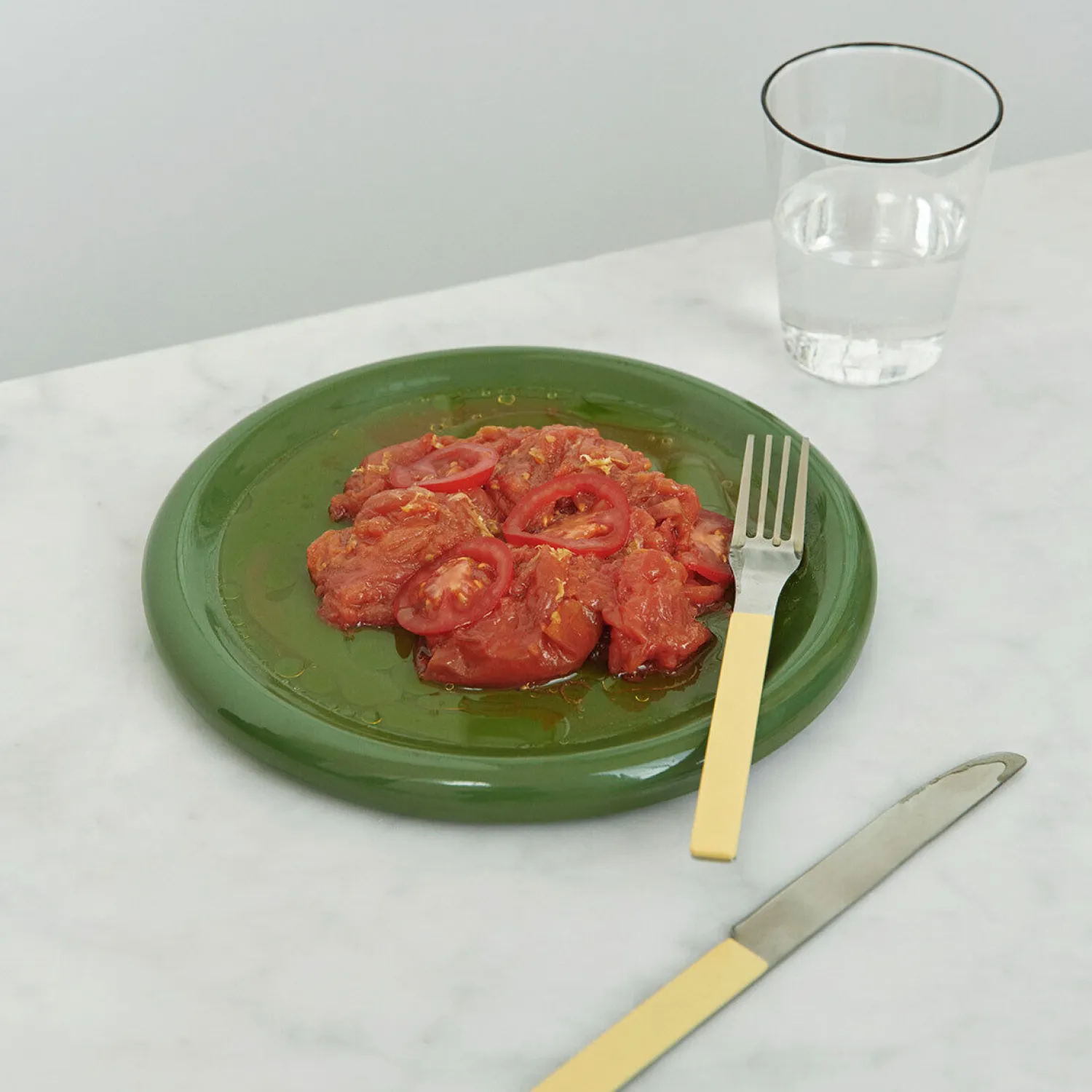 - Barro Plate - 2 stk. - Ø24 - Pistachio^Hay