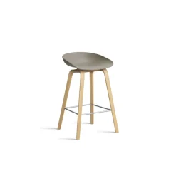 - Barstol - AAS 32 - About A Stool - Khaki 2.0 - Ben: eg/vandbaseret lak - Lav model*Hay Best