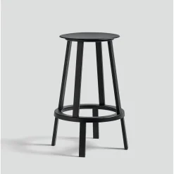 - Barstol Revolver sort, H65 cm^Hay Sale