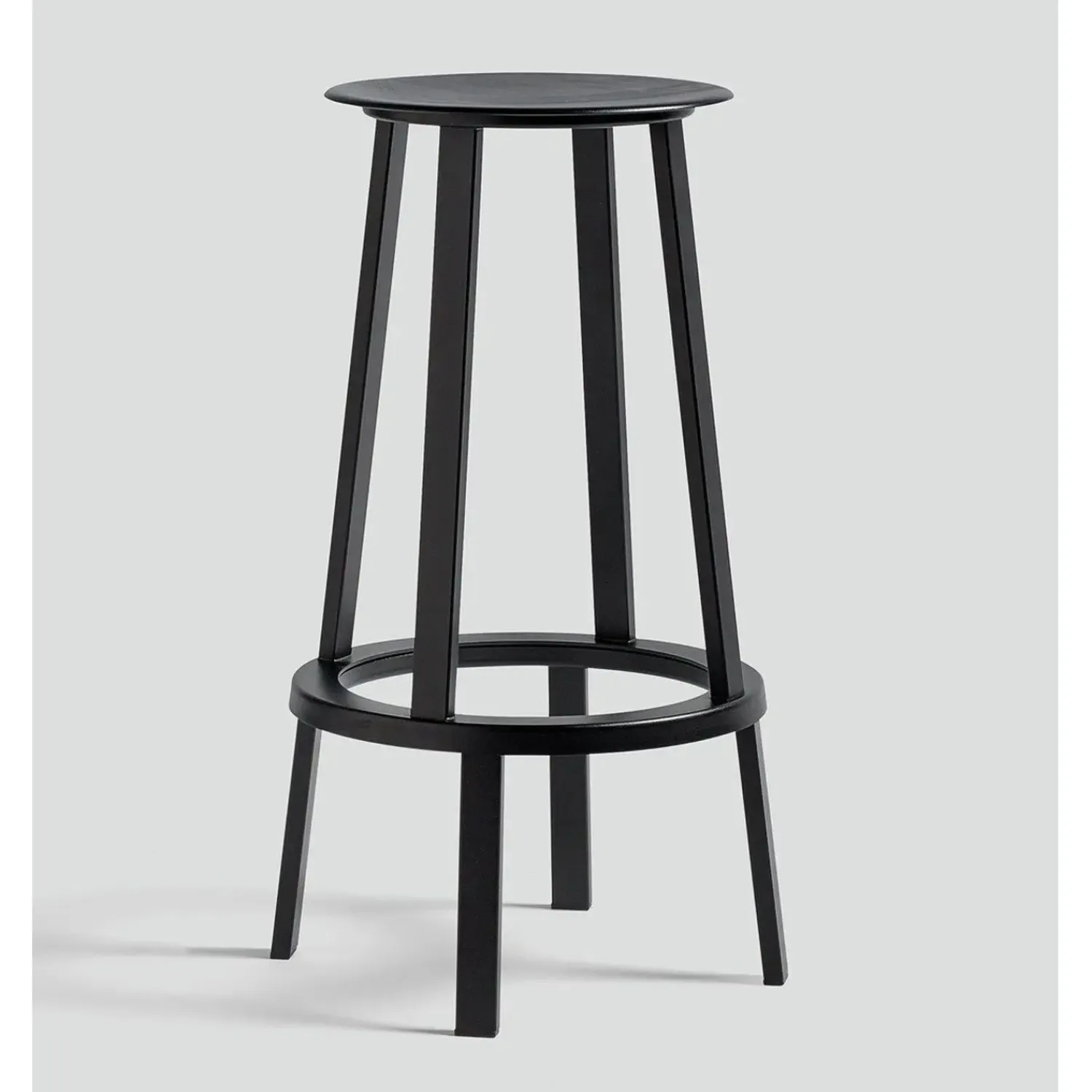 - Barstol Revolver Stool H75 black / sort^Hay Clearance