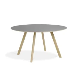 - Bord - CPH25 - Grå / Matlakeret eg - Ø 140 cm*Hay Best