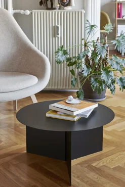 - Bord - Slit - Slit Table Round - Stål/Steel - Hvid/White - Ø45 x H35,5 cm*Hay Outlet