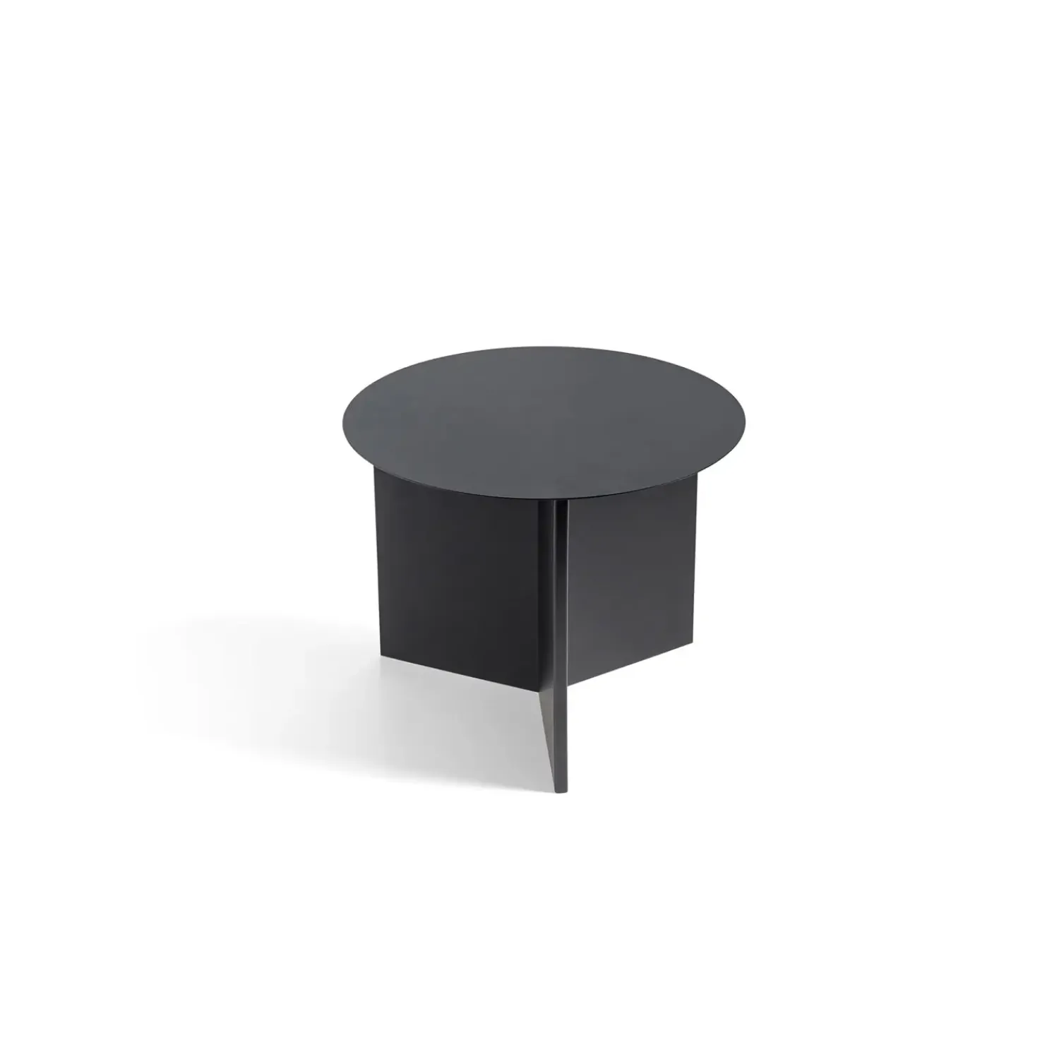 - Bord - Slit table round - Sort/Black - Stål/Steel - Ø45 cm*Hay Clearance