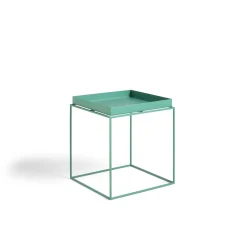 - Bord - Tray Table - medium - 40x40 cm - Lysegrøn - Peppermint green*Hay Outlet