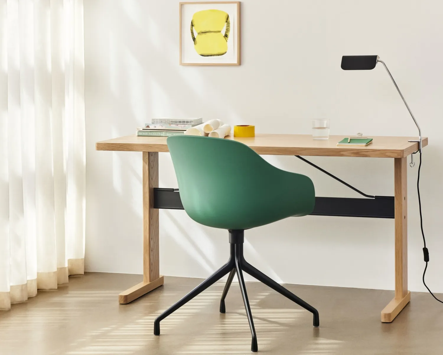 - Bordlampe - Apex Desk Clip Lamp - Oyster White / Hvid^Hay Clearance