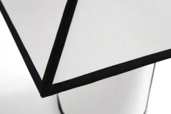 - Bordlampe - Ava Pyramid - Sort/Hvid - H32 cm^Hay Hot